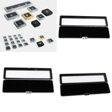 Metal Case Jewellery Storage Box Gem Holder Container Organizer