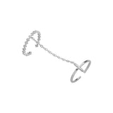Metal Chain Cross Open Ring Hip-hop Punk Personality Index Finger Ring