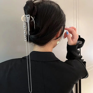 Metal Chain Tassels Hairpin Personality Hair Accessories Wedding Jewelry