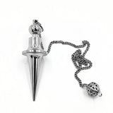 Metal Charm Pendulum For Dowsing Divination Reiki Healing Spiritual Wicca
