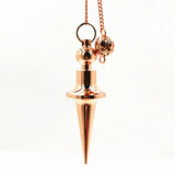 Metal Charm Pendulum For Dowsing Divination Reiki Healing Spiritual Wicca