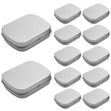 Metal Mini Storage Containers-12 Pack Portable Box for Jewelry, Beads, Pins