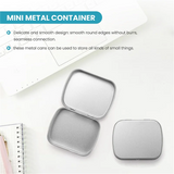 Metal Mini Storage Containers-12 Pack Portable Box for Jewelry, Beads, Pins