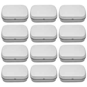 Metal Mini Storage Containers-12 Pack Portable Box for Jewelry, Beads, Pins