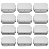 Metal Mini Storage Containers-12 Pack Portable Box for Jewelry, Beads, Pins