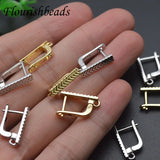 Copper Plated Nickel Earring Hooks for DIY Jewelry 30pcs