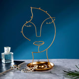 Metal Jewelry Display Rack for Women Rings Necklace Trinket
