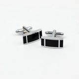 Vintage Metal Cufflinks Square Round Cuff-link Men Sleeve Button