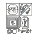 Metal Cutting Dies DIY Embossing Template for Card Making