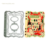 Metal Cutting Dies Frame Shape Scrapbooking Die Cuts Embossing