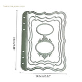 Metal Cutting Dies Frame Shape Scrapbooking Die Cuts Embossing