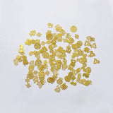 Metal Decals Nail Filler Chrismas Year Snowflake Gear Patch Nail Art
