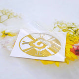 Metal Deco Stickers Epoxy Resin Mold Filler 87HB
