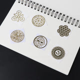 Metal Deco Stickers Epoxy Resin Mold Filler 87HB