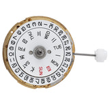 Metal Dual Calendar Automatic Mechanical Watch Movement Miyota 8205 Repair
