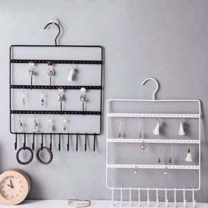 Metal Earring Jewelry Display Organizer Wall Hanging Jewelry Stand