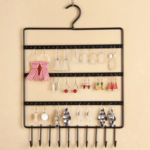 Metal Earring Jewelry Display Organizer Wall Hanging Jewelry Stand