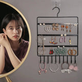 Metal Earring Jewelry Display Organizer Wall Hanging Jewelry Stand