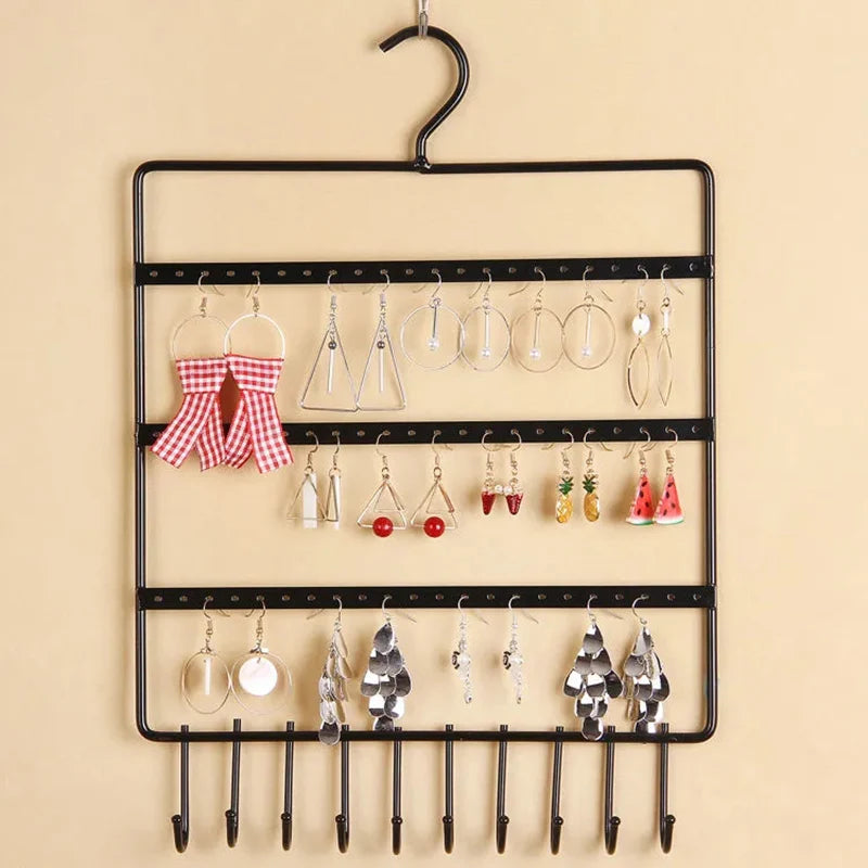 Metal Earring Jewelry Display Organizer Wall Hanging Jewelry Stand