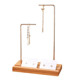 Metal Earring Rack Jewelry Display Stand Ring Shelf Earcard Store Display
