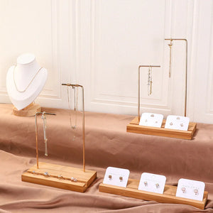 Metal Earring Rack Jewelry Display Stand Ring Shelf Earcard Store Display