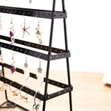 Metal Earring Storage Stand Holder Jewelry Display Rack Pendant Stand