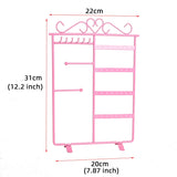 Metal Earrings Display Stand Organizer Rack