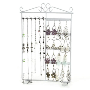 Metal Earrings Display Rack 32 Hole Jewelry Ear Hairy Storage