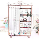 Metal Earrings Display Rack 32 Hole Jewelry Ear Hairy Storage