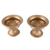 Metal Wedding Centerpieces Vase for Party Decoration, Trumpet Vase(Gold,2 PCS)