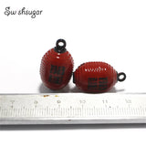 Enamel Lucky Lantern Jingle Bell Charms Pendant Decoration