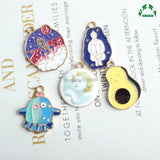 10pcs Rocket Charm Pendant for Bracelet Earrings Jewelry Making