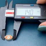 Enamel Evil Eye Beads Big Hole Charms for Jewelry Making