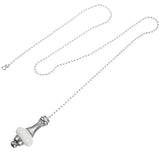 Metal Fans Light Pendant Beaded Pull Chain Ceiling Extender Pulls Decor