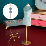 Metal Jewelry Mannequin for Necklace Women Girls