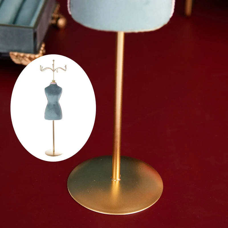 Metal Jewelry Mannequin for Necklace Women Girls