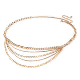 Metal Charm Bikini Waist Chain Women Belly Belt Jewelry