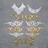 Metal Filigree DIY Stage Performance Bride Headdress Necklace Buddhism