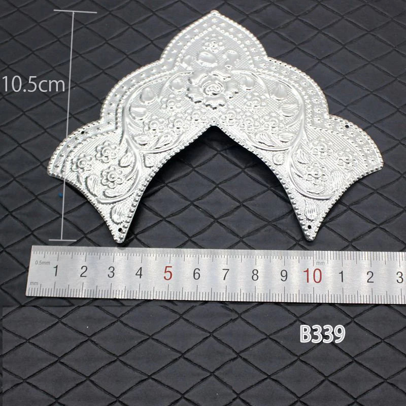 Metal Filigree DIY Stage Performance Bride Headdress Necklace Buddhism