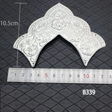 Metal Filigree DIY Stage Performance Bride Headdress Necklace Buddhism