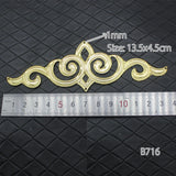 Metal Filigree DIY Stage Performance Bride Headdress Necklace Buddhism