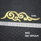 Metal Filigree DIY Stage Performance Bride Headdress Necklace Buddhism