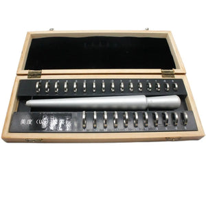 Metal Finger Gauge Ring Sizer Measuring Set HK US Mandrel Jewelry Tool