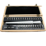 Metal Finger Gauge Ring Sizer Measuring Set HK US Mandrel Jewelry Tool