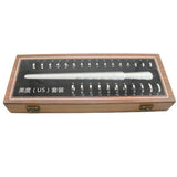 Metal Finger Gauge Ring Sizer Measuring Set HK US Mandrel Jewelry Tool