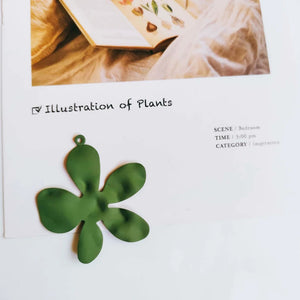 Metal Flower Shape Charms Earring Accessories Diy Jewlery Making Eardrop