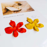 Metal Flower Shape Charms Earring Accessories Diy Jewlery Making Eardrop