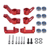 Metal Steering Block & Rear Axle Kit for 1/10 2WD Slash Stampede Parts