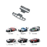 Metal Bumper with Vent for 1/28 RC Car Upgrade Parts,Gray