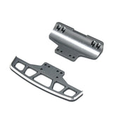 Metal Bumper with Vent for 1/28 RC Car Upgrade Parts,Gray
